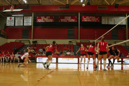 Union plays a home match against Martin Methodist College (Tenn.). - Photo by Stephanie Schroeder