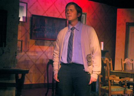 Colt Dixon performs in <em>The Dining Room</em>. - Photo by Matthew Diggs