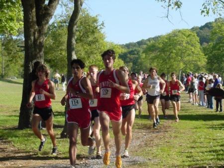 Phillip Thompson (114) and Seth Covington (112) race during the Vanderbilt Commodore Classic. - Photo by Steven Aldridge