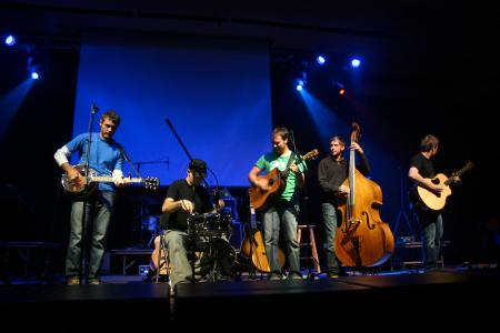 Bebo Norman and his band members perform for the 2007 Homecoming concert. - Photo by Stephanie Schroeder