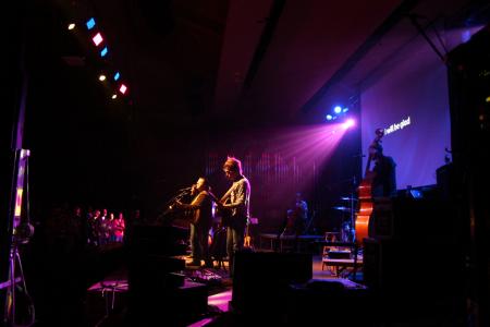 Shane & Shane perform for the 2007 Homecoming concert. - Photo by Stephanie Schroeder