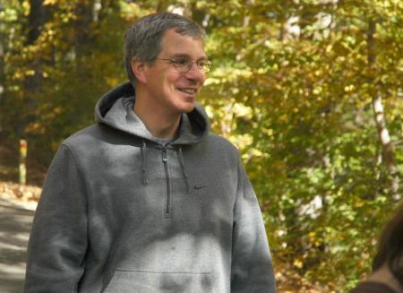 David Thomas, professor of history, serves at Fort Pillow State Historic Park on Day of Remembrance. - Photo by Matthew Diggs