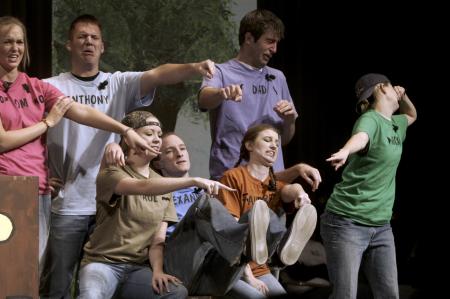 The Union University Players presented <em>Alexander, Who's Not Not Not Not Not Not Going to Move</em> - the sequel story to <em>Alexander and The Terrible Horrible No Good Very Bad Day</em>. - Photo by Kyle Kurlick