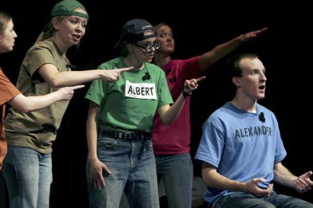 The Union University Players presented <em>Alexander, Who's Not Not Not Not Not Not Going to Move</em> - the sequel story to <em>Alexander and The Terrible Horrible No Good Very Bad Day</em>. - Photo by Kyle Kurlick