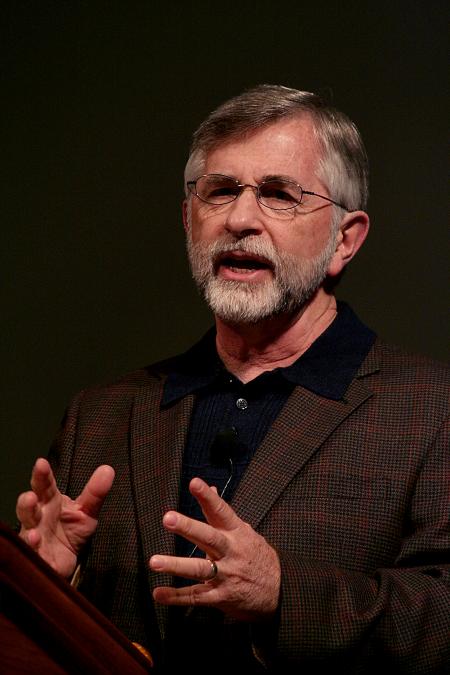 Larry Pumpelly, former missionary to Kenya and Uganda, spoke for Union's Aids Awareness chapel about the True Love Waits program he and his wife, Sharron, were involved with. - Photo by Kristi McMurry Woody