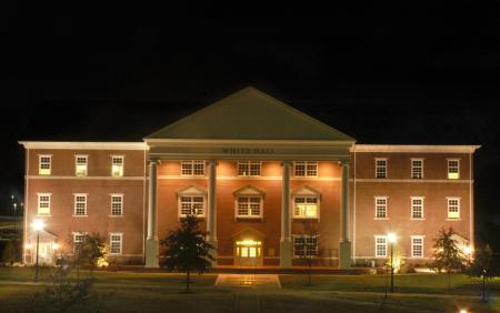 White Hall adds much to the scenic nature of the great lawn and gives a sense of balance to campus.  - Photo by Matthew Diggs