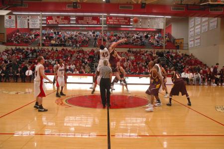 The beginning of a game against Freed Hardeman University.  - Photo by Neisha Fuson