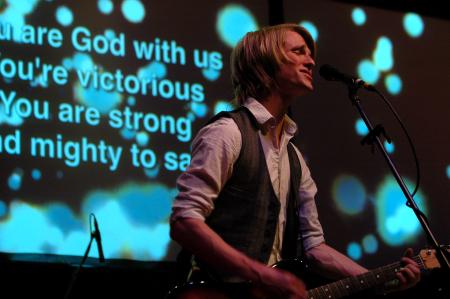 Starfield played for Union students during the benefit concert held on March 14, 2008.  - Photo by Neisha Fuson