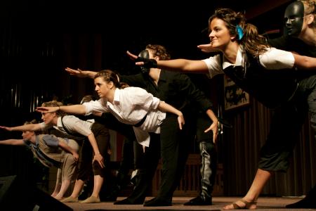 Members of Zeta Tau Alpha perform their Peter Pan theme segment of the 2008 Variety Show. - Photo by Kyle Kurlick