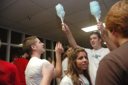 Cotton candy all around before the Focus show. - Photo by Beth Spain
