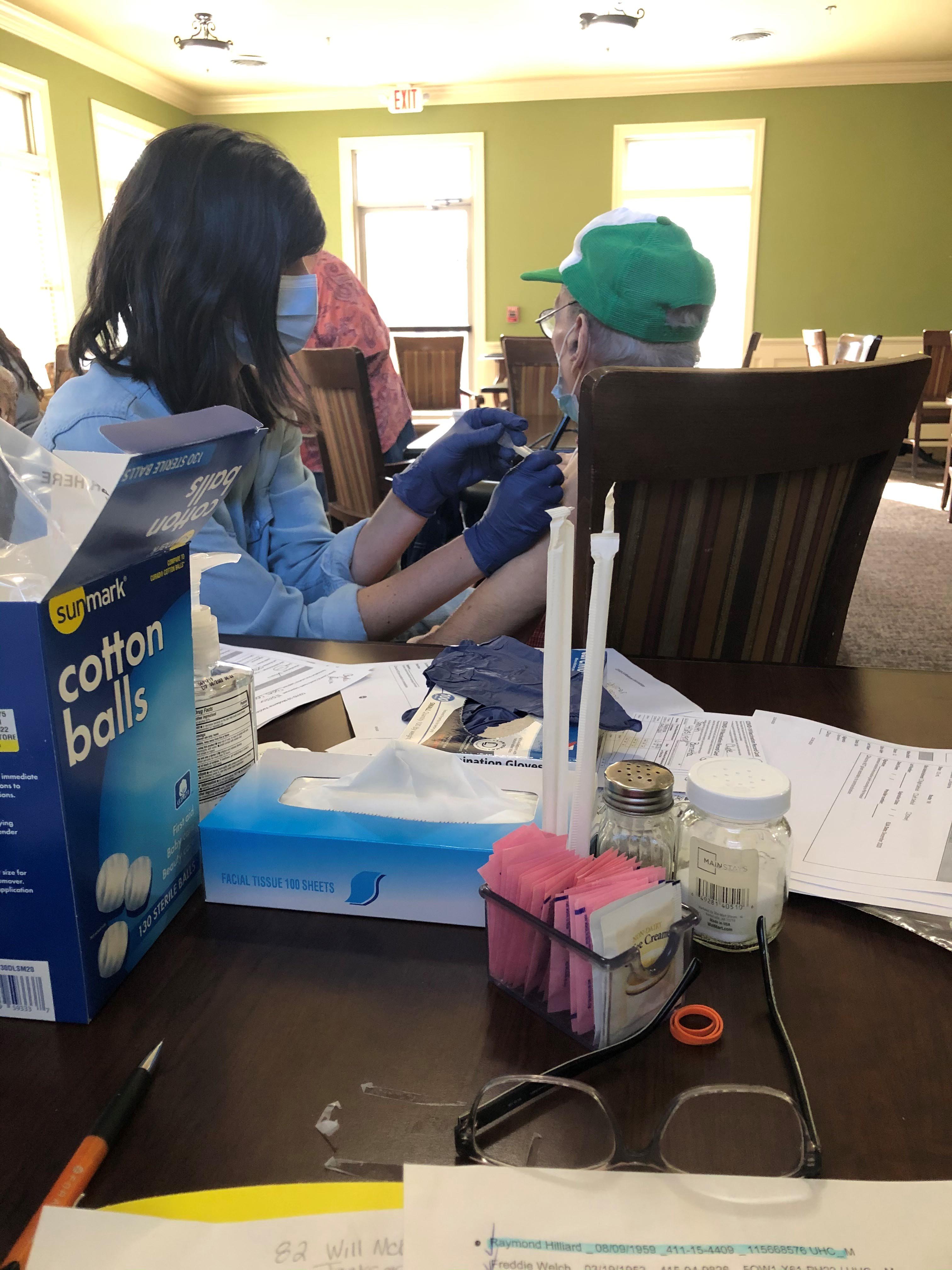 UUCOP Assists with COVID Immunizations at Cades Center in Jackson, TN