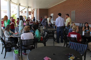 Kickoff event outside the Bowld.