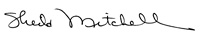 Shelia Mitchell signature