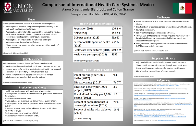 Comparison of International Health Care Systems: Mexico