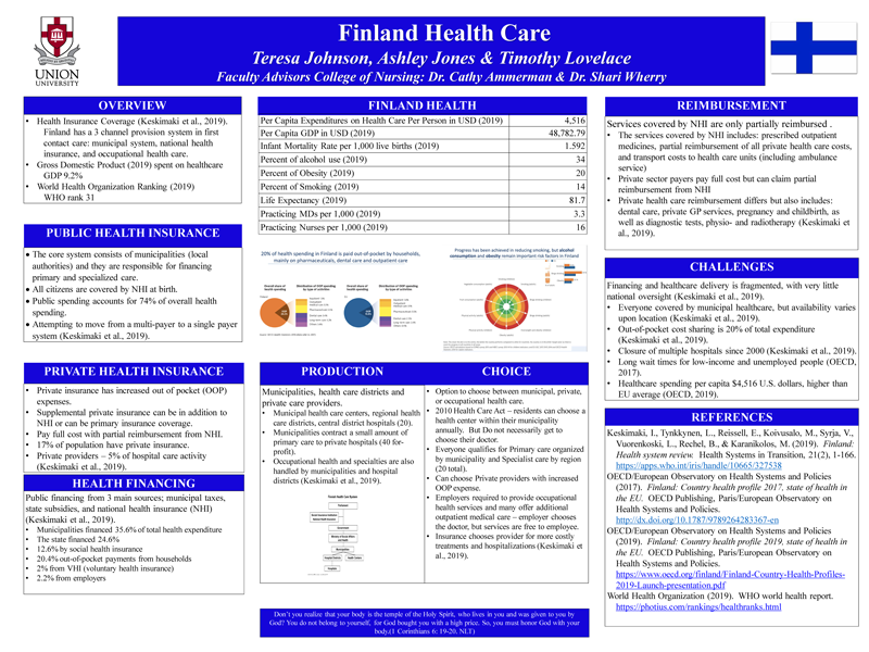 Comparison of International Health Care Systems: Finland