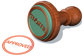 Approved Stamp