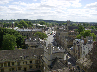 High Street from St. Mary the Virgin Tower