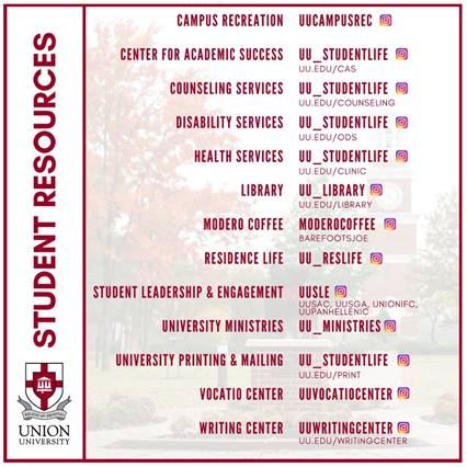 Student Life Student Resources