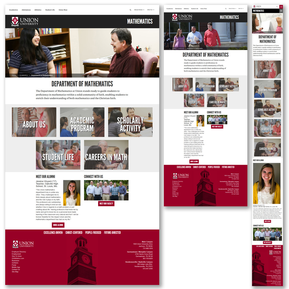Secondary University Template: 2015
