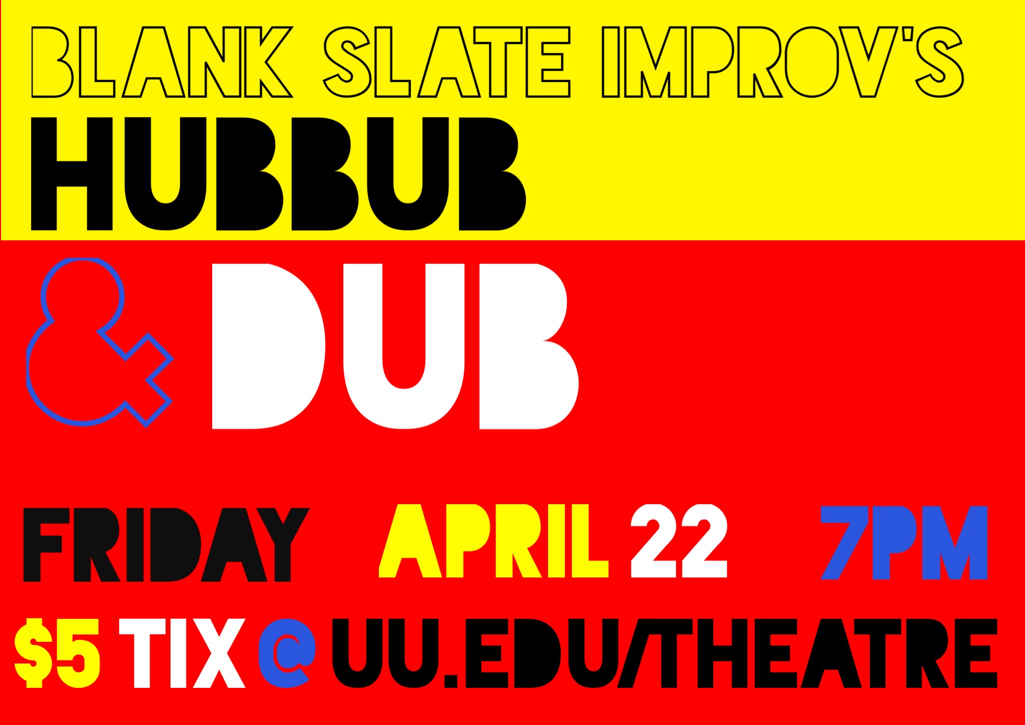 <em>Theatre:</em> Blank Slate Improv Show with Dr. Dub