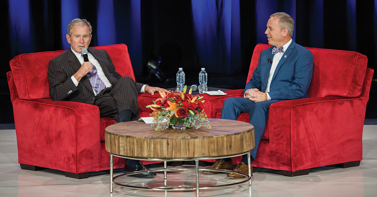 Bush is interviewed by Dub