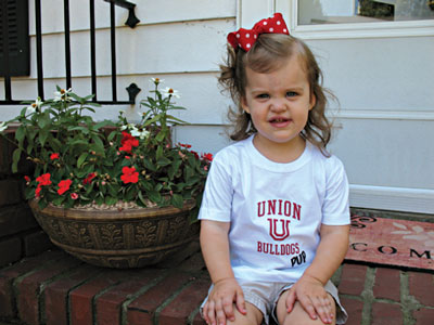Naomi Grace Essenpries as a bullpup