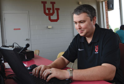 Steven Aldridge at work