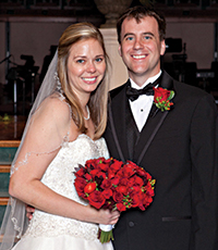 Ty and Julie Turner wedding photo.