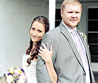 Rhett and Kristi Woody wedding photo.