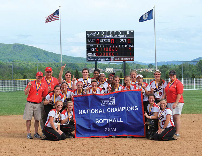 The Union softball team captured the 2013 National Christian College Athletic Association (NCCAA) Softball National Title for the fourth time.