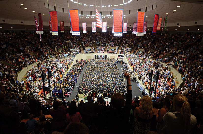 Spring commencement 2014 at Oman Arena