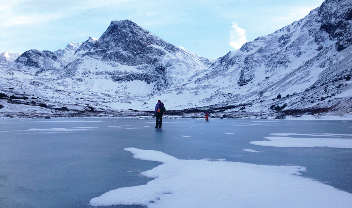 BethAnne Davis hiking near Anchorage.