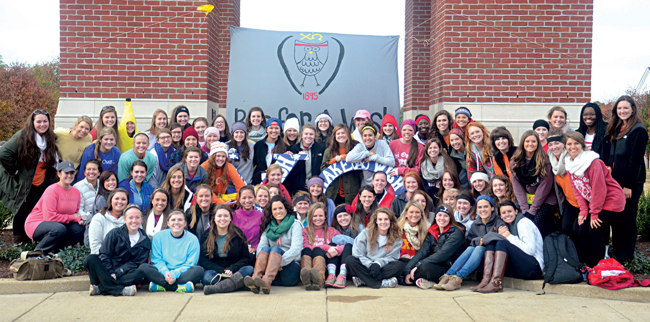 The ladies of Chi Omega