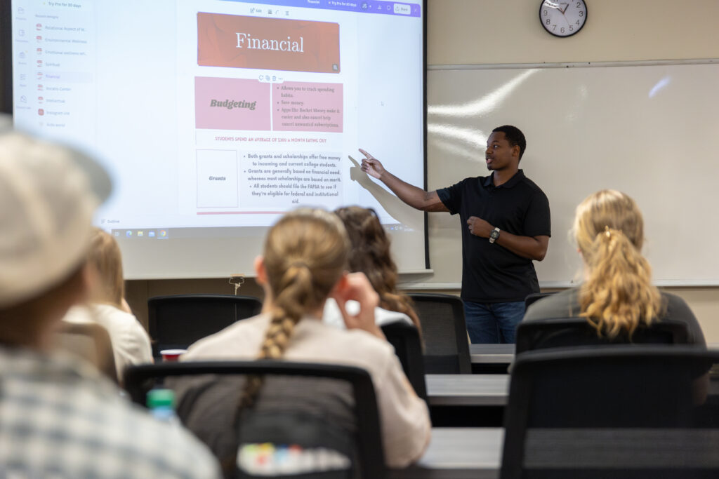 Social Work classroom