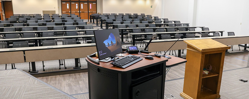 Harvey Auditorium from the stage